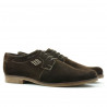Chaussures décontractées / élégantes hommes (grandes tailles) 730m café velours