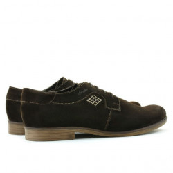 Chaussures décontractées / élégantes hommes (grandes tailles) 730m café velours