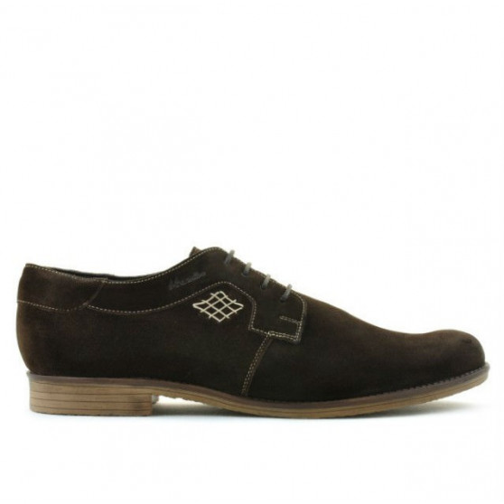 Chaussures décontractées / élégantes hommes (grandes tailles) 730m café velours