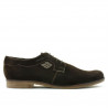 Chaussures décontractées / élégantes hommes (grandes tailles) 730m café velours
