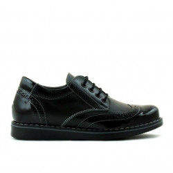Chaussures enfants 154 verni noir combiné