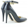 Chaussures élégantes femme 1247 vernis indigo