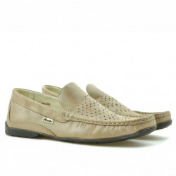 Mocassins hommes 813 sable perforé