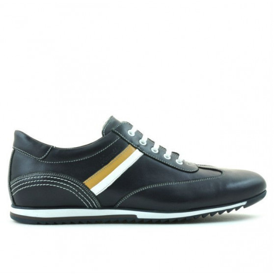 Baskets pour hommes 807 indigo+blanc