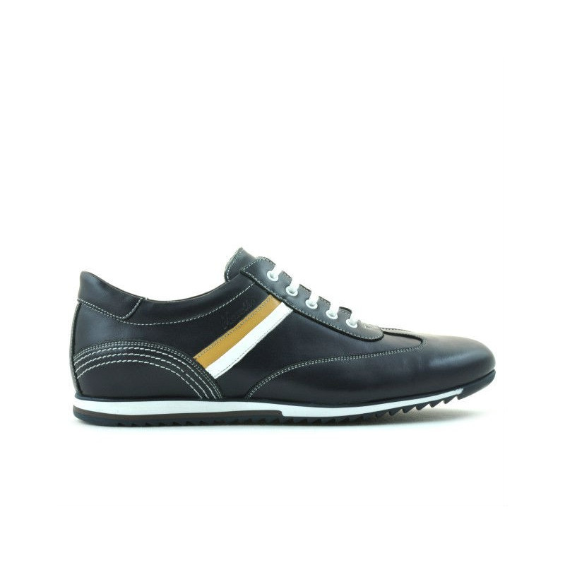 Baskets pour hommes 807 indigo+blanc