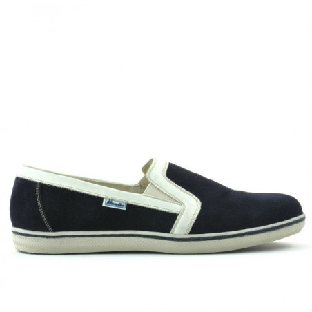 Chaussures décontractées homme 870 indigo velours