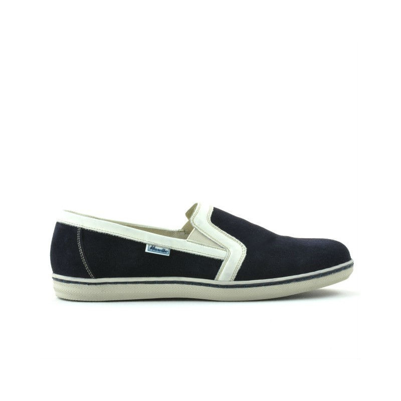 Chaussures décontractées homme 870 indigo velours