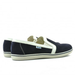Chaussures décontractées homme 870 indigo velours