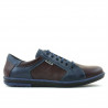 Baskets homme 869 indigo+bordeaux