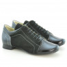 Chaussures décontractées femme 645 vernis noir combiné
