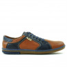 Baskets homme 869 marron+indigo