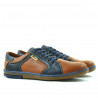 Baskets homme 869 marron+indigo
