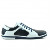 Baskets hommes 869 indigo+blanc