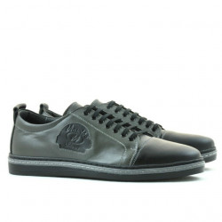 Chaussures casual / sport homme 766 noir+gris