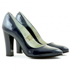 Chaussures élégantes femme 1214 vernis indigo