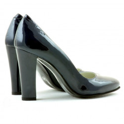 Chaussures élégantes femme 1214 vernis indigo