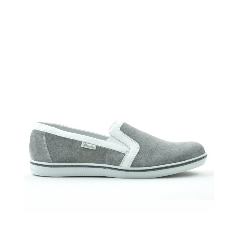 Chaussures casual homme 870 gris velours