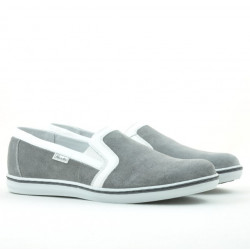 Chaussures casual homme 870 gris velours