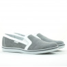 Chaussures casual homme 870 gris velours
