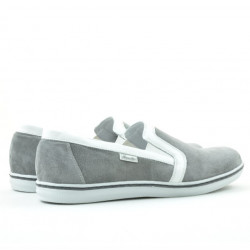 Chaussures casual homme 870 gris velours