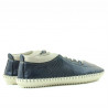 Mocassins hommes 864 indigo+beige