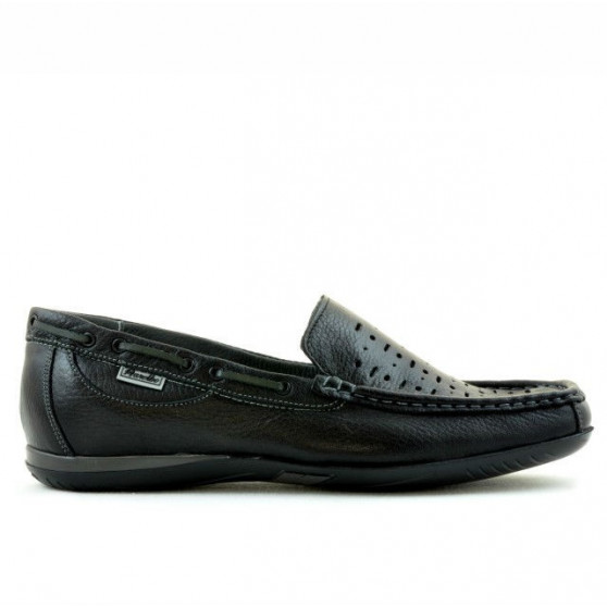 Mocassins homme 719p noir perforé Mocassins homme 719p noir perforé