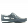 Mocassins hommes 718 indigo+blanc