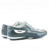 Mocassins hommes 718 indigo+blanc