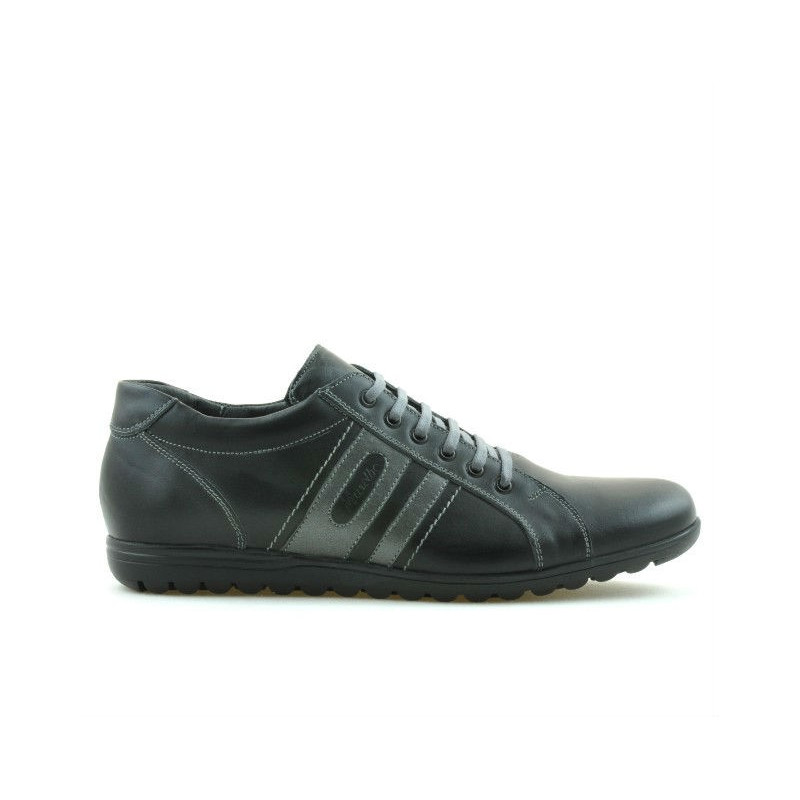 Baskets homme 747 noir+gris