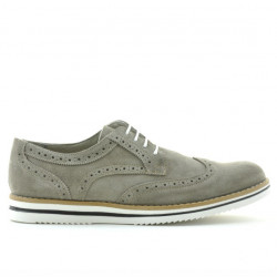 Chaussures décontractées homme 866 sable velours