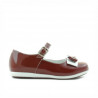 Chaussures enfants petits 51c verni bordeaux+blanc