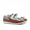 Chaussures enfants petits 51c verni bordeaux+blanc