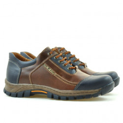 Baskets homme 852 marron+indigo