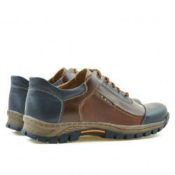 Baskets homme 852 marron+indigo