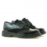 Chaussures casual femme 663 verni noir combiné
