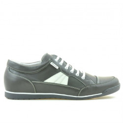 Baskets homme 716 gris+blanc