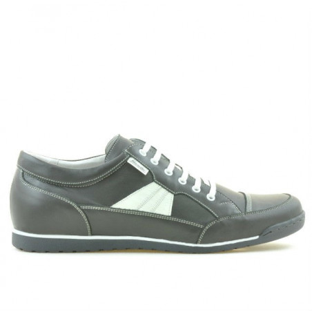 Baskets homme 716 gris+blanc
