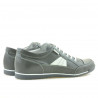 Baskets homme 716 gris+blanc
