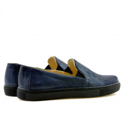Baskets femme 658 satin indigo