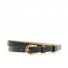 Ceinture femme 04m vernis noir