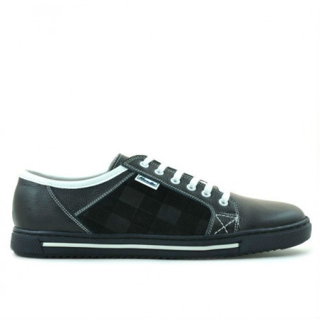 Baskets homme 851 indigo+blanc