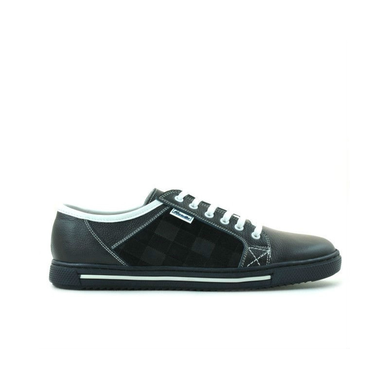Baskets homme 851 indigo+blanc