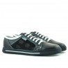 Baskets homme 851 indigo+blanc