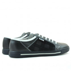 Baskets homme 851 indigo+blanc
