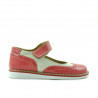 Chaussures enfant 56c vernis rose+beige