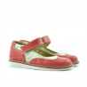 Chaussures enfant 56c vernis rose+beige