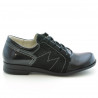 Chaussures décontractées femme 608 vernis noir combiné