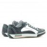 Baskets homme 707 indigo+blanc