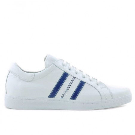 Baskets hommes 959 blanc+bleu