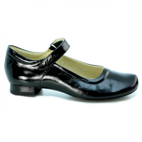 Chaussures casual femme 644 vernis noir
